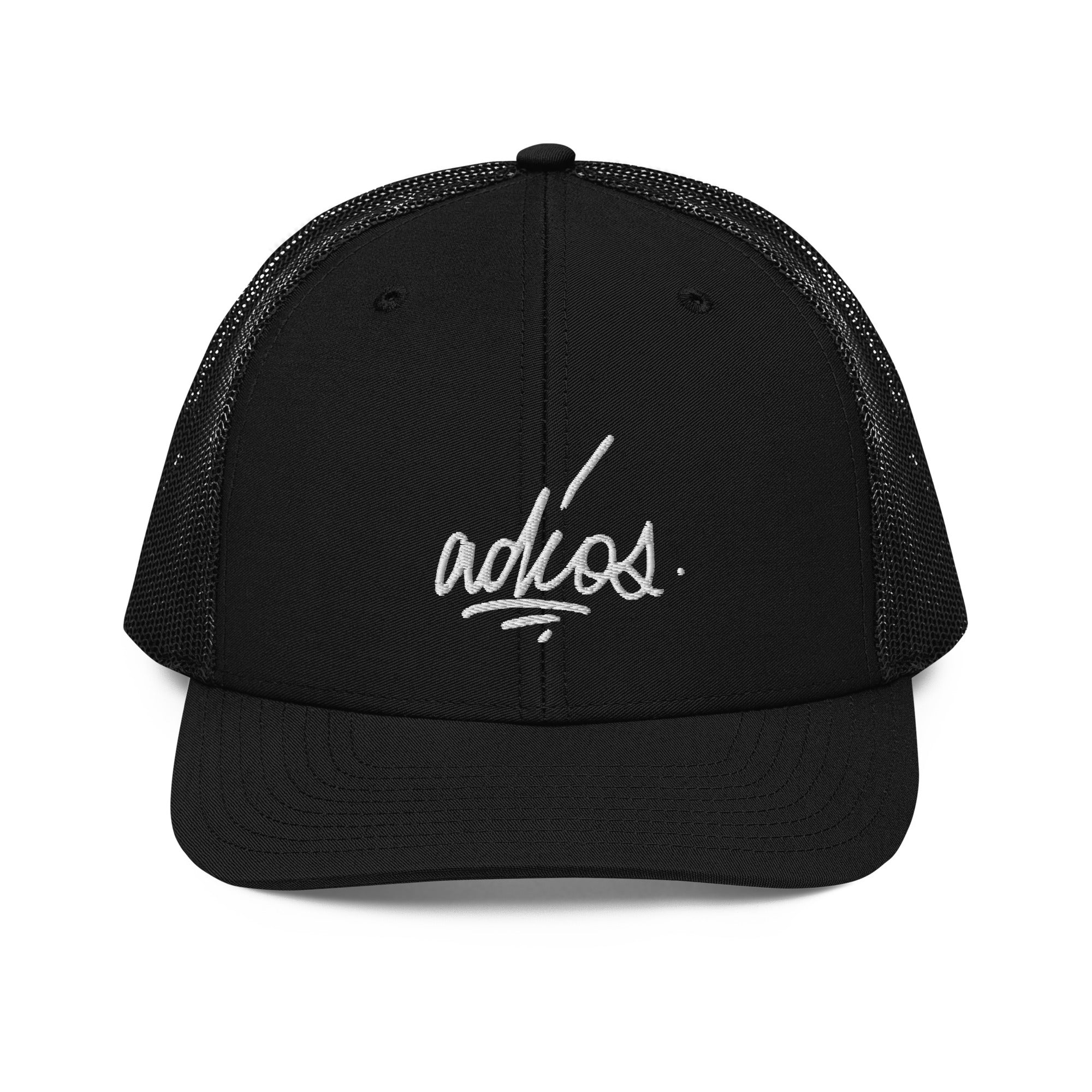 adios Richardson Trucker Cap embroidered