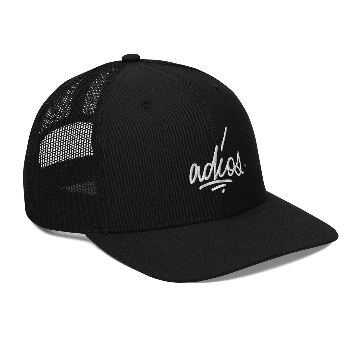 adios Richardson Trucker Cap embroidered