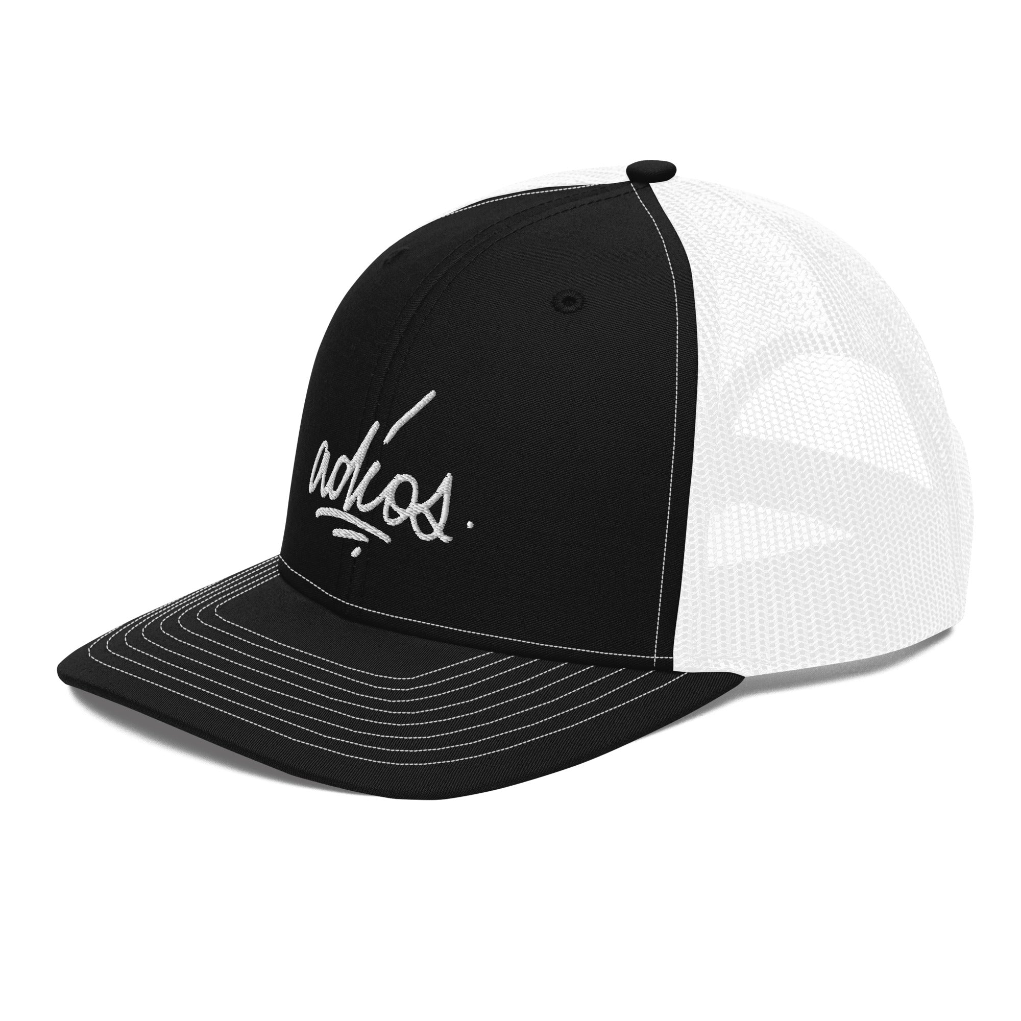 adios Richardson Trucker Cap embroidered