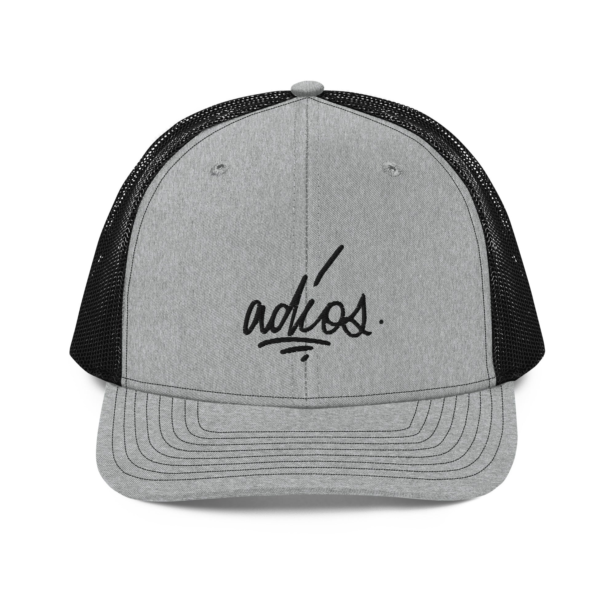 adios Richardson Trucker Cap embroidered