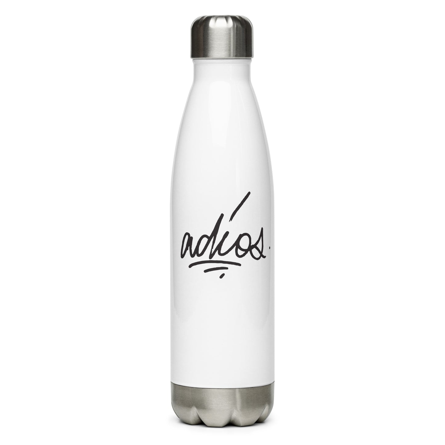 adios Stainless Steel Water Bottle