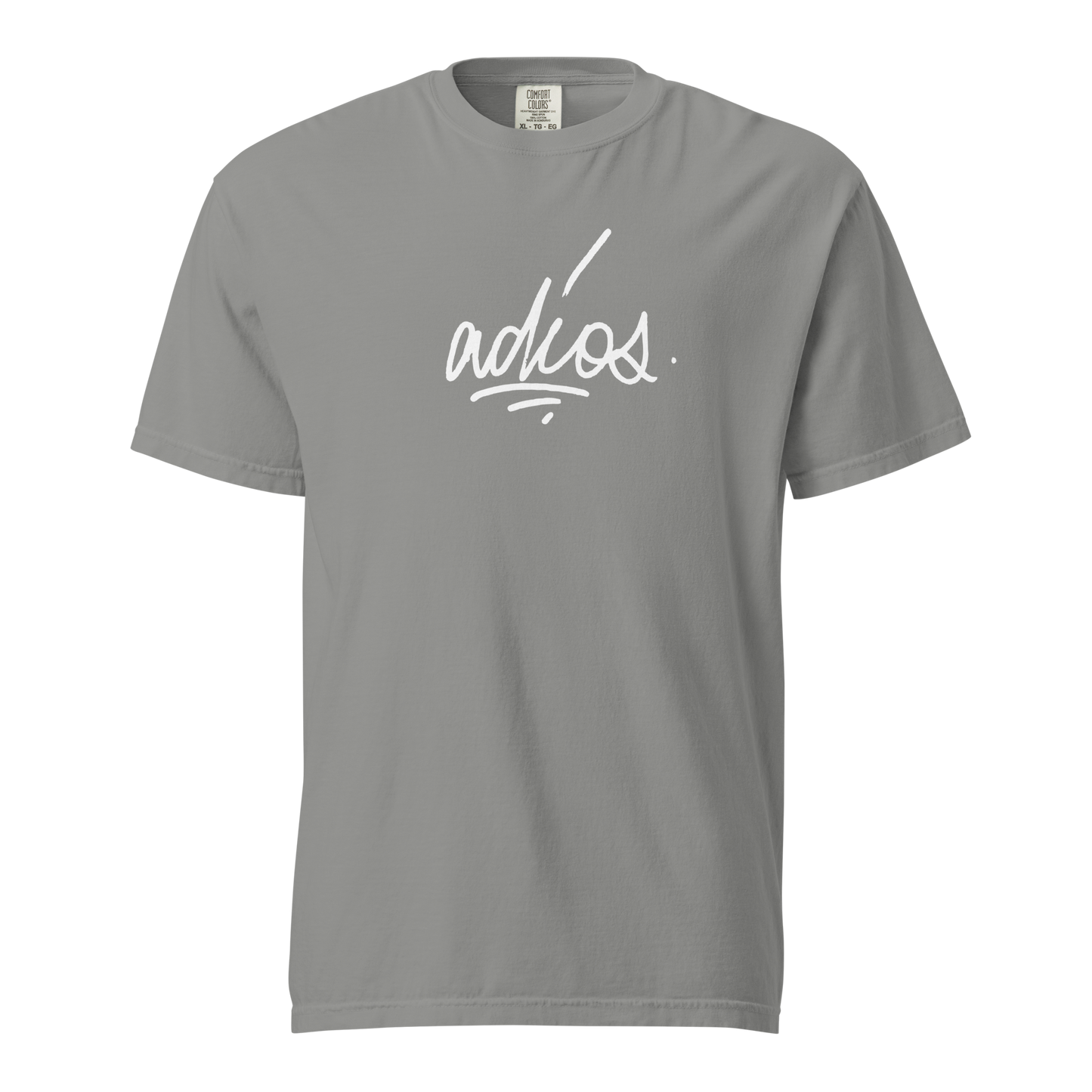 adios Unisex garment-dyed heavyweight Comfort Colors 1717 t-shirt