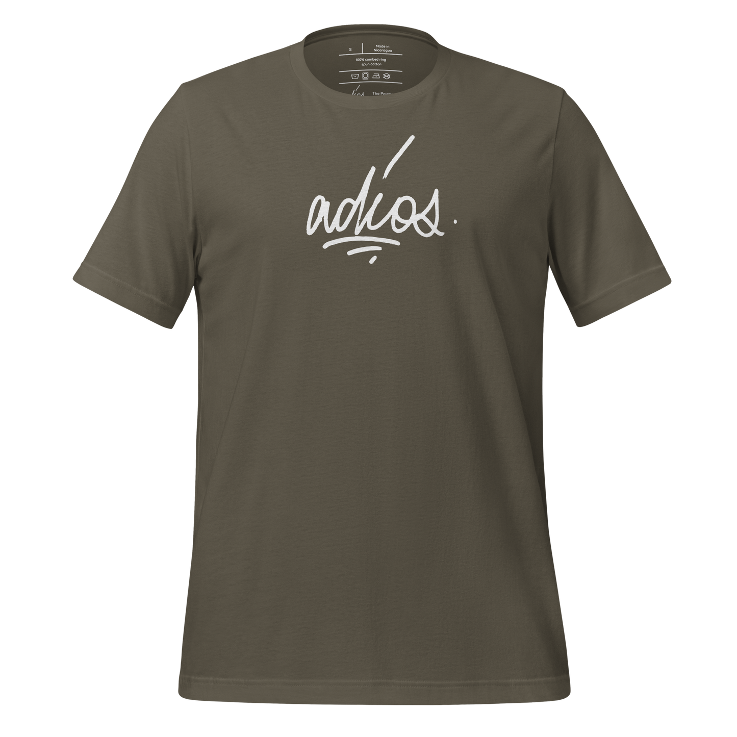 adios Unisex Bella + Canvas Cotton T-shirt