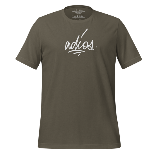 adios Unisex Bella + Canvas Cotton T-shirt