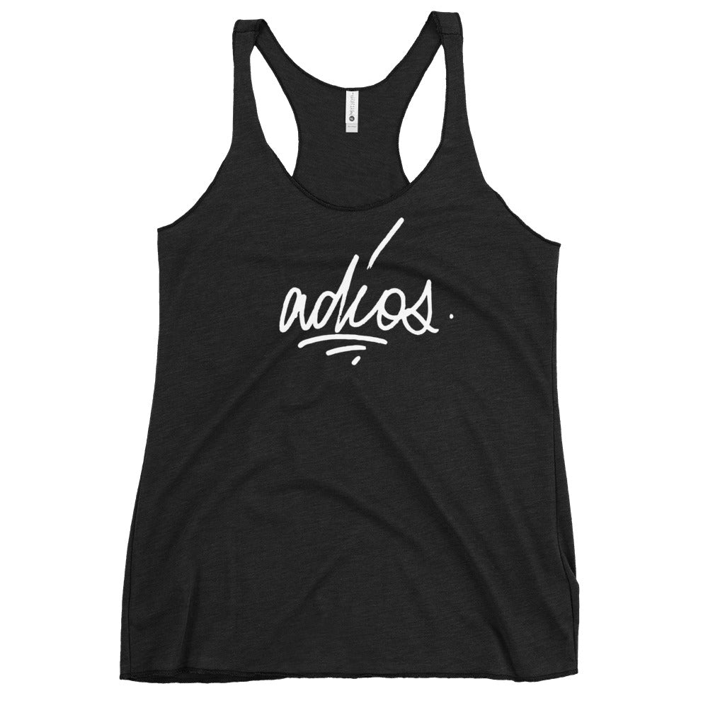 adios Women's Next Level Racerback Tank