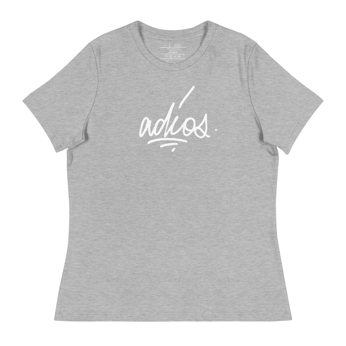 adios Women's Bella + Canvas Cotton T-Shirt