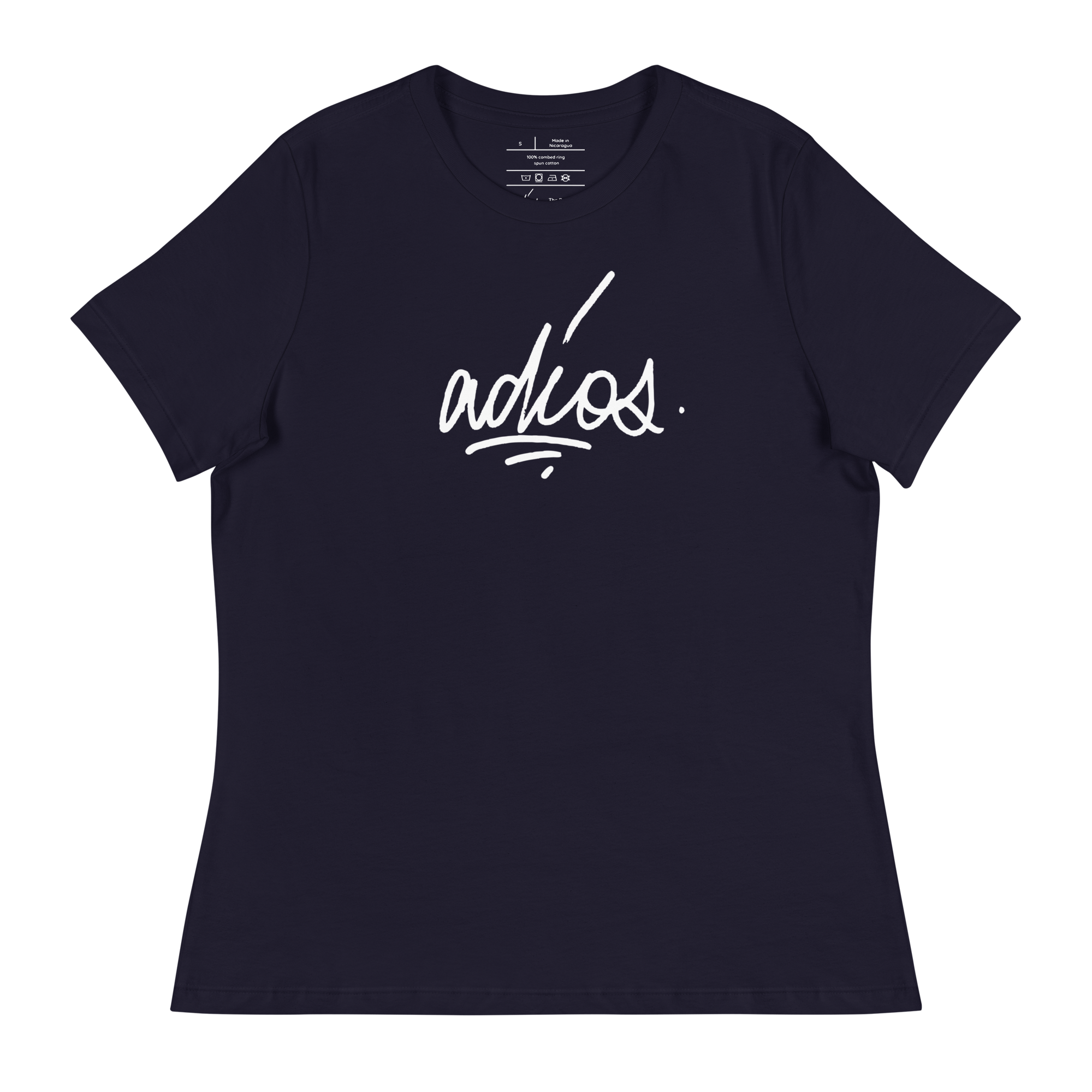 adios Women's Bella + Canvas Cotton T-Shirt